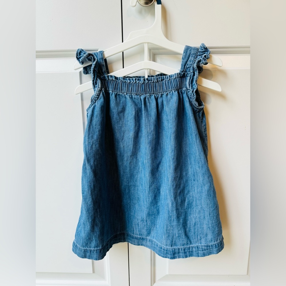 GAP jean dress 18-24 months